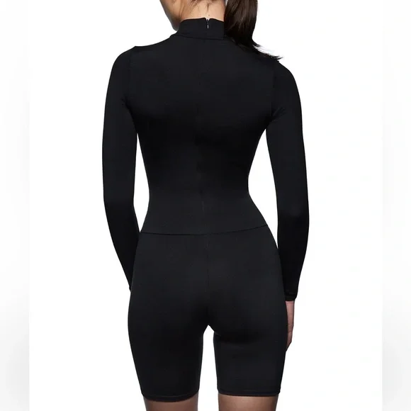 Tankair Turtleneck Bodysuit, Black, Size Small, never worn